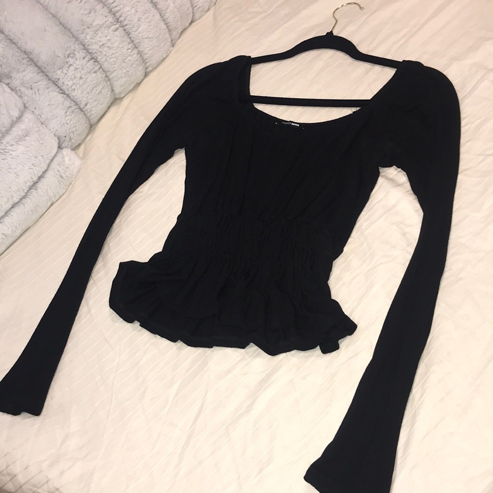 Fashion 💄💋👠👝💍 Nova Ruffle Long Sleeve